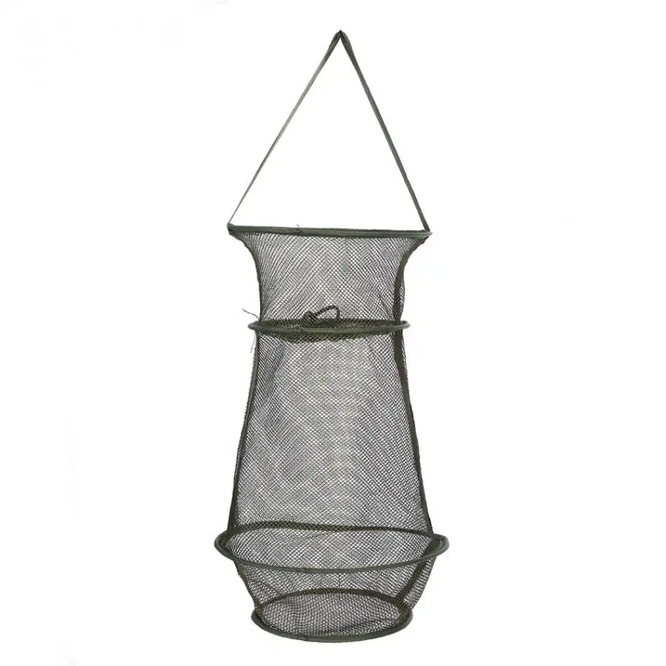 

Fishing Net Fishing Care Creel Tackle Soft Rubber Landing Net Cast Fishing Network Cage Accessories For Fish Tackle Tools