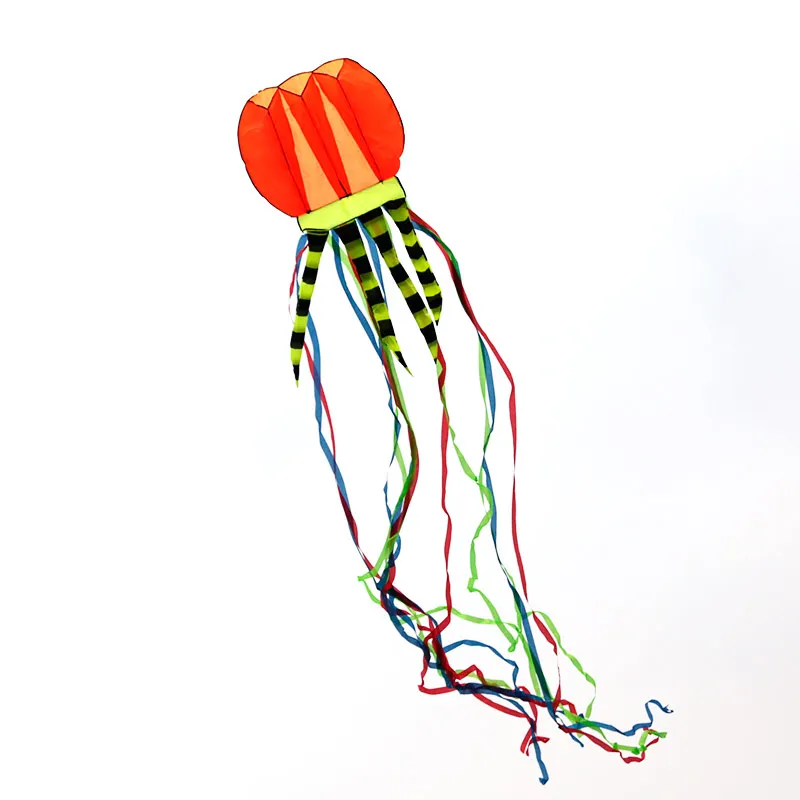 NEW ARRIVE 7.5M POWER SOFTWARE OCTOPUS KITE /ANIMAL KITES WITH STRING