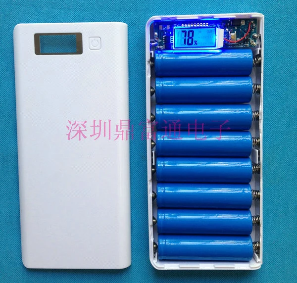 (no battery) DIY Power Bank BOX with circuit board LED
