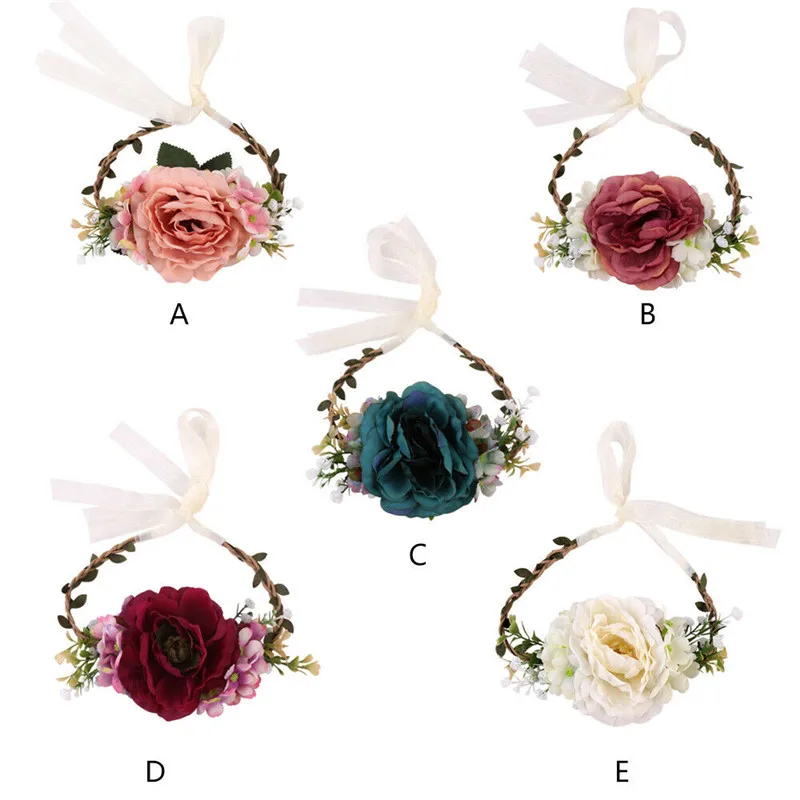 

Kids Girls Baby Toddler Turban Flower Headband Hair Band Headwear Accessories
