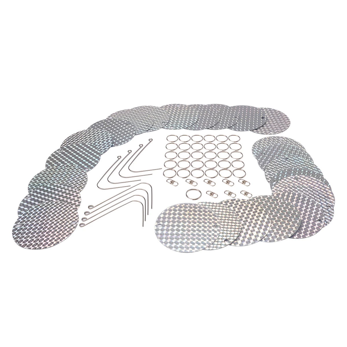 

8pcs Reflective Bird Repellent Discs Keep Birds Away Pigeon Hawk Goose Deterrent Repellent Disks Pest Control Mayitr