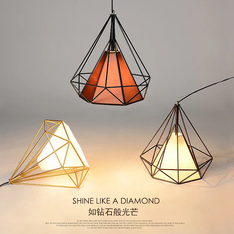

Shop chandelier clothing store chandelier bar bar living room western restaurant simple Cafe aisle diamond pendant lamp