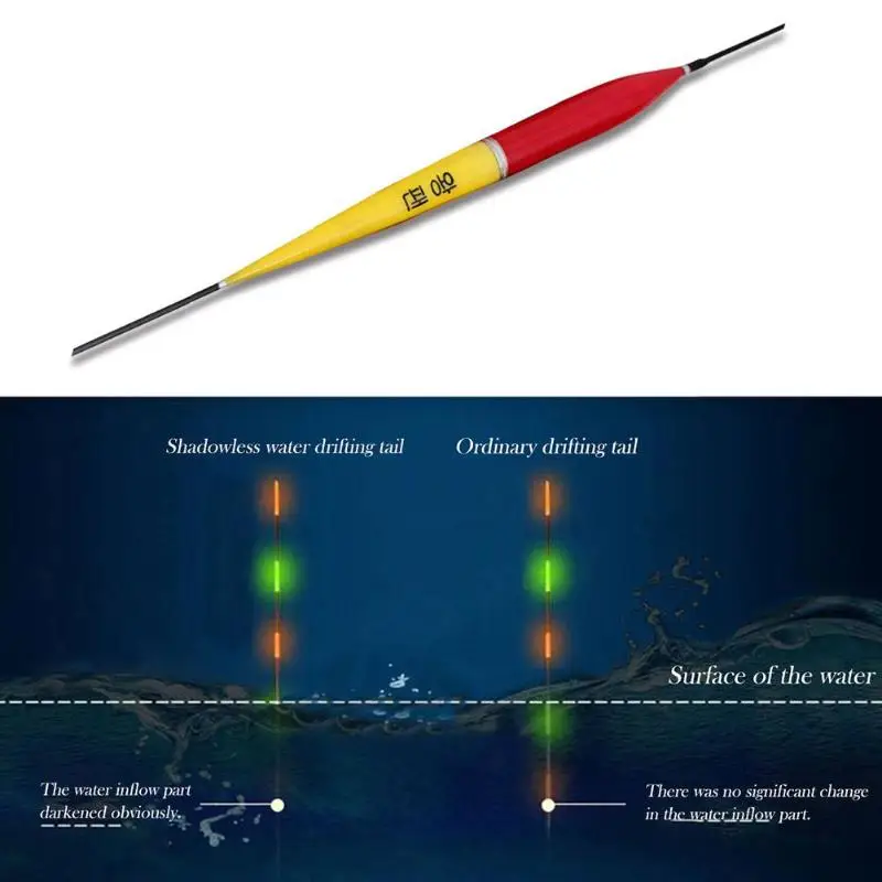 Рыболовный поплавок светодиодный Электрический светящийся светильник рыболовные снасти Рыба дрейф без батареи буй снасти инструмент