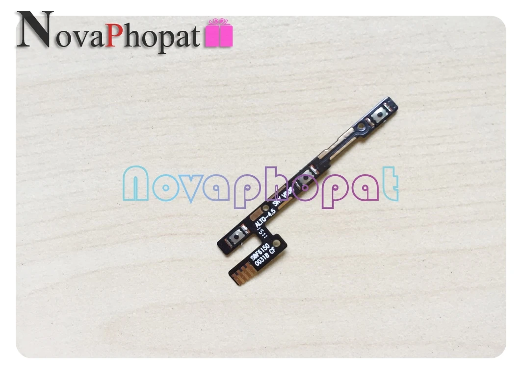 Novaphopat для Alcatel One Touch POP 2 OT5042 5042 5042D питание вкл/выкл громкость вверх-вниз Кнопка переключения гибкий кабель+ трек