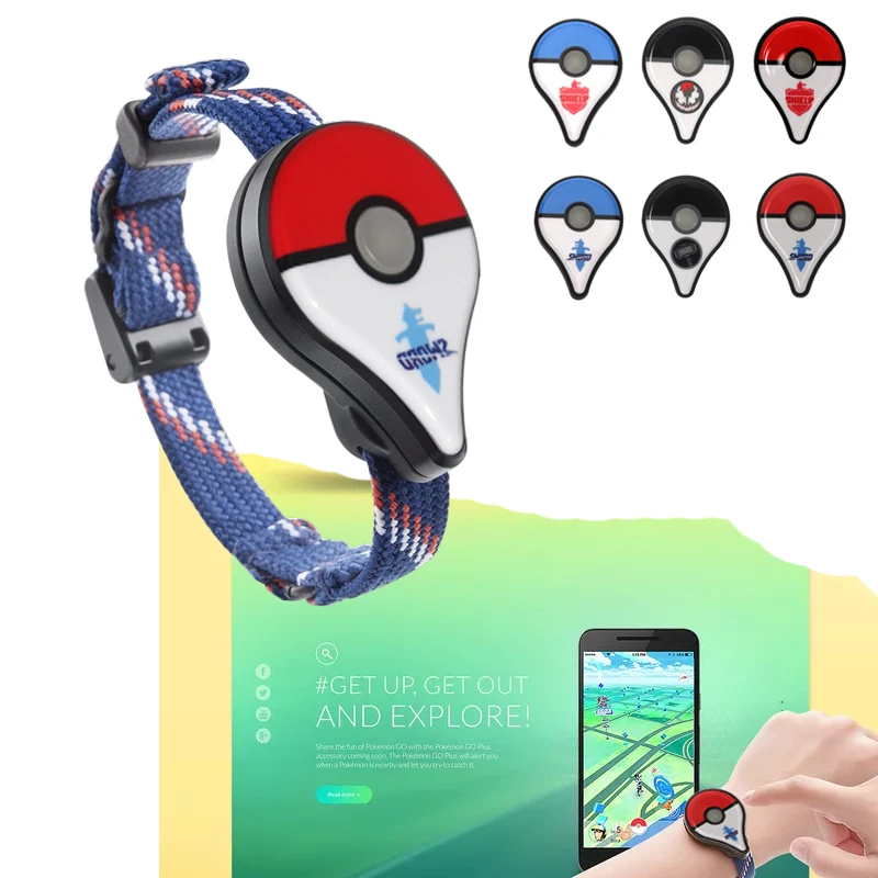 

For Pokemon Go Plus Bluetooth Wristband Bracelet Watch Game Accessories for Nintendo for Pokemon GO Plus Balls Smart Wristband