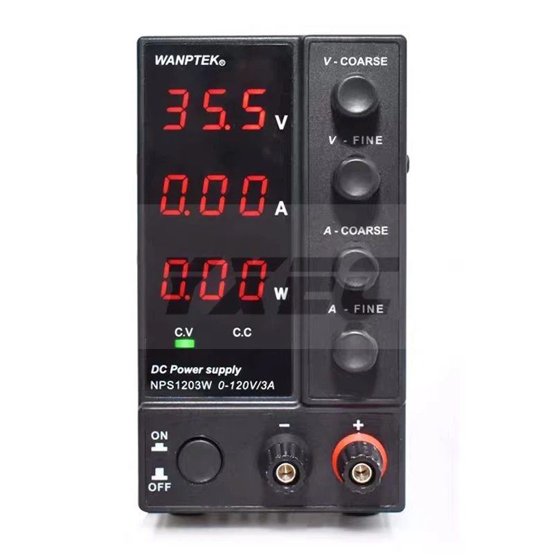 

NPS306W/ NPS1203W Mini Switching Regulated Adjustable DC Power Supply with power display 30V6A/120V/3A 0.1V/0.01A/0.01W