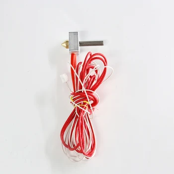 

DIY Hot End Kit 0.4mm Nozzle 40mm Extruder Throat 12V Heater Thermistor Aluminum Heater Block For Anet A3 A6 3D Printer Printing