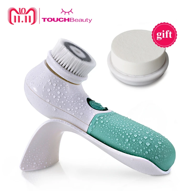 TOUCHBeauty 360 Rotary Facial Cleansing Brush with Dual Speed, Waterproof, Silky-soft bristles,Face Exfoliating Cleanser TB-1483