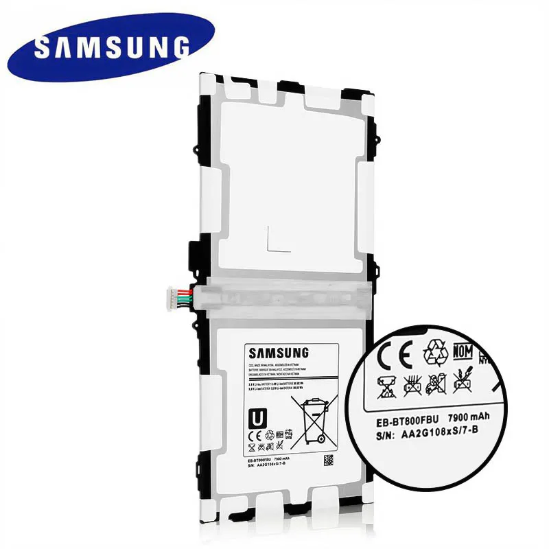 Планшет Батарея EB-BT800FBU EB-BT800FBC для Samsung Galaxy Tab S 10,5 SM-T800 SM-T801 T805C SM-T805 T807 7900 мА-ч