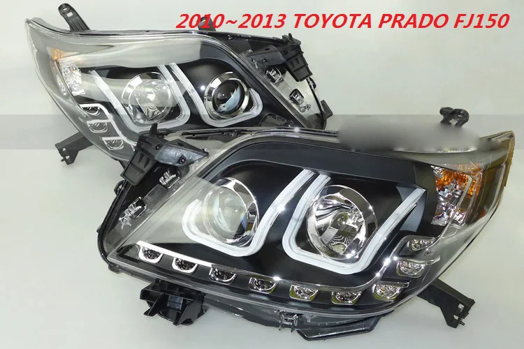 1 пара 2010~ 2013 год Prado FJ150 LC150 2700 4000 фары передние фары для FJ150 налобный фонарь, фары для автомобилей cruiser головной свет автомобильные аксессуары