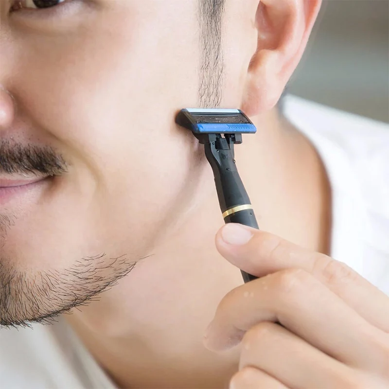 Xiaomi Mi домашняя бритва для бритья бороды H600 ручная бритва Магнитная бритва Сменное бритвенное лезвие для мужчин и женщин