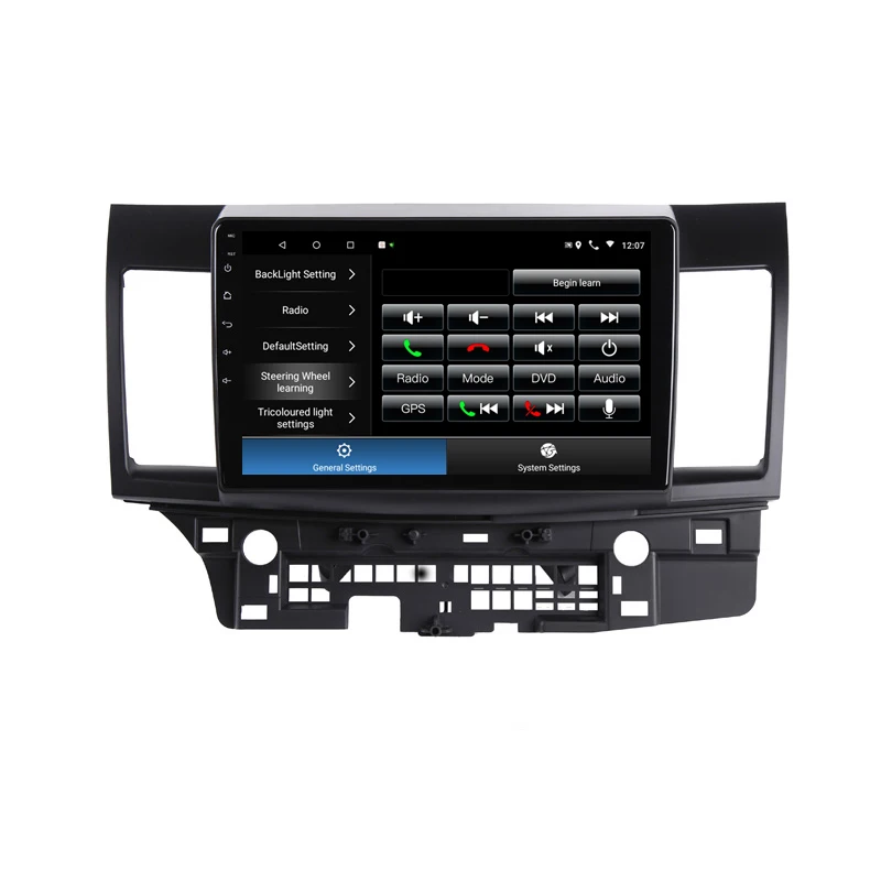 Excellent 10" 4G RAM 2.5D IPS 8 CORE Android 9.1 Car DVD Multimedia Player GPS for Mitsubishi Lancer 2008 2009 - 2016 car radio navigation 3