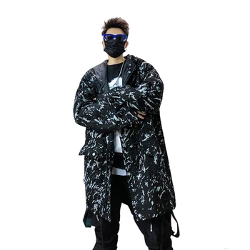 

Streetwear Windbreakers Oversize Autumn Spring Jacket Windbreaker Korean Men Hip Hop Loose Print Stylish Harajuku Coats Men