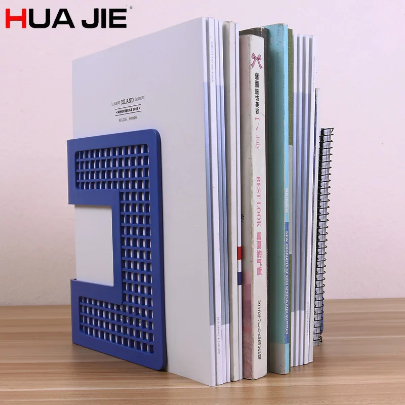 

Books Holder Stand Desk Heavy Duty Nonskid Bookend Modern Design Magazine Organizer File keeper Office & School Supplies