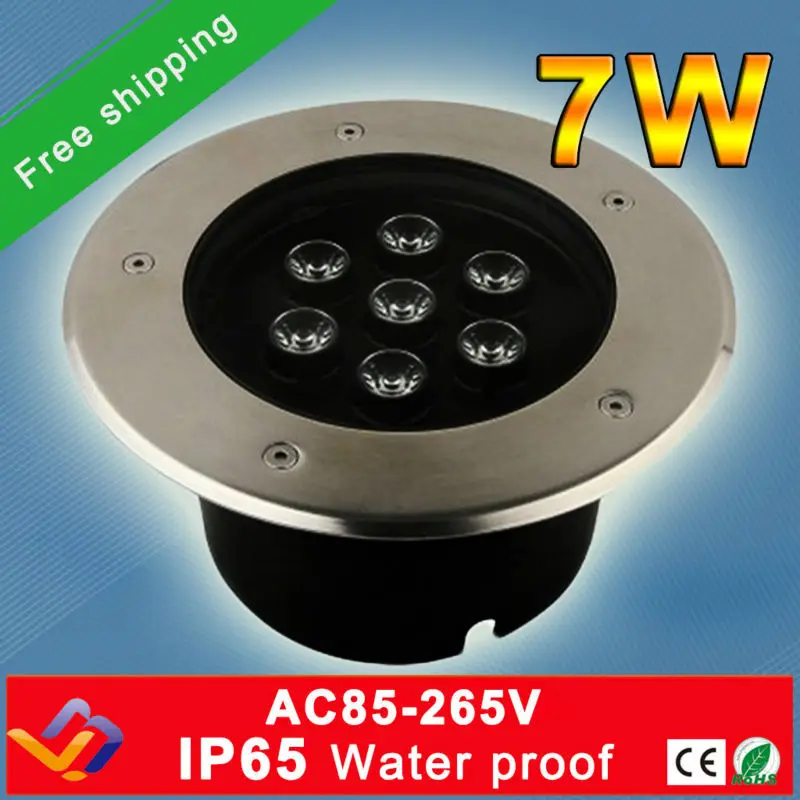 Free shipping 10pcs/lot 7*1W LED underground light lamp buried ... Free shipping 10pcs/lot 7*1W LED underground light lamp buried ...