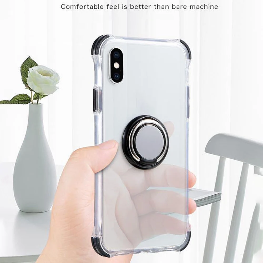KISSCASE Прозрачный чехол для телефона iPhone XR 7 8 6 6s ударопрочный бампер XSMAX X XS
