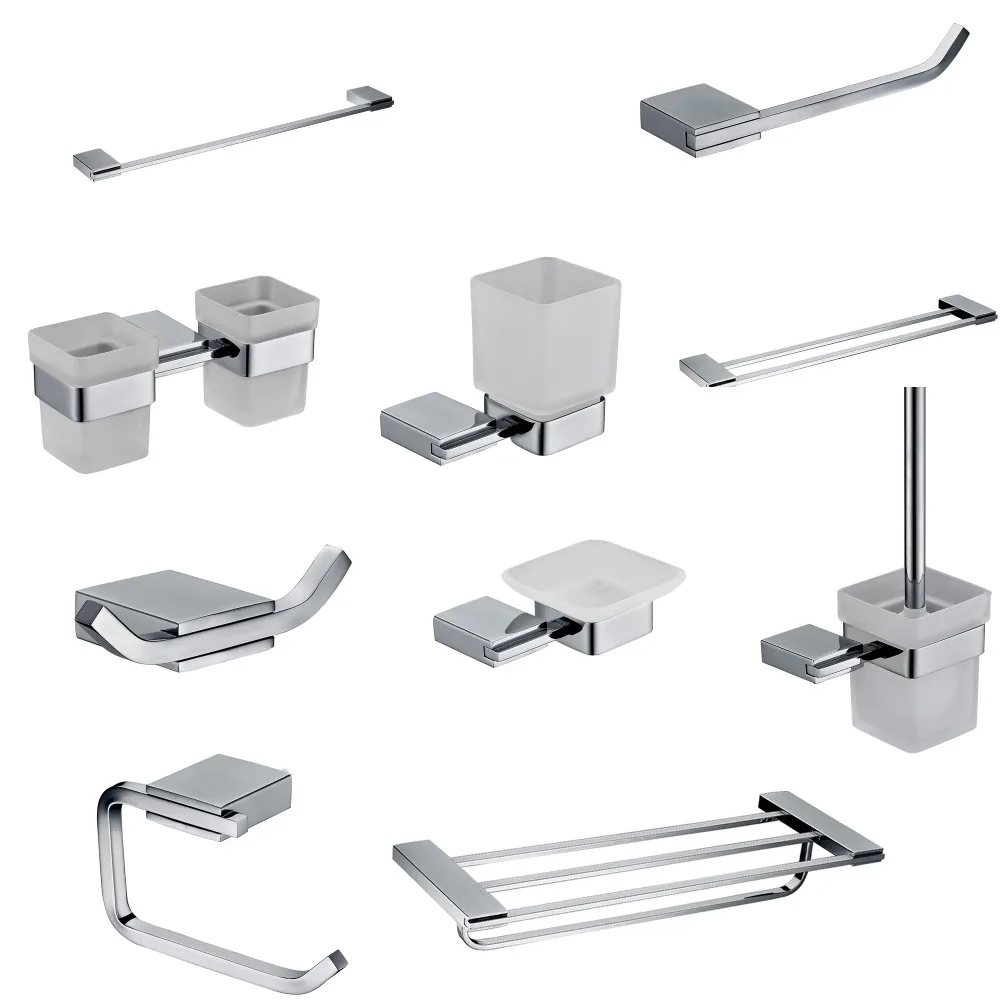 2018 Sus 304 Stainless Steel Bathroom Hardware Set Mirror Polished 2018 Sus 304 Stainless Steel Bathroom Hardware Set Mirror Polished Accessories Toothbrush Holder Paper Towel Bar