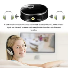Новейшая модель; 3,5 мм AUX Беспроводной Bluetooth V4.0 передатчик аудио стерео музыка дома оптических Coaxia для смарт-ТВ игровых приставок, Динамик