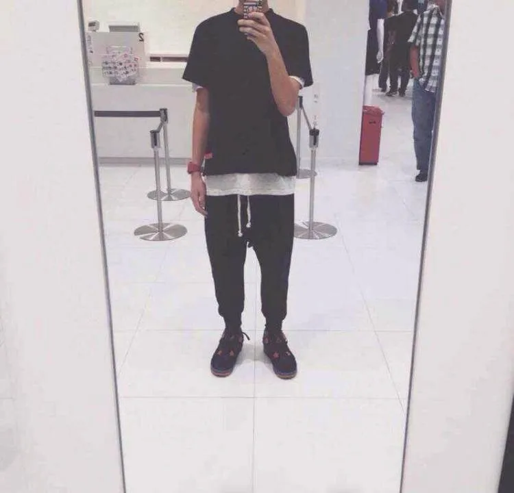 Harem Pants Men Fashion casual sports trousers joggers jogging pants tide brand star hip hop sweatpants drop crotch harem pants (5)
