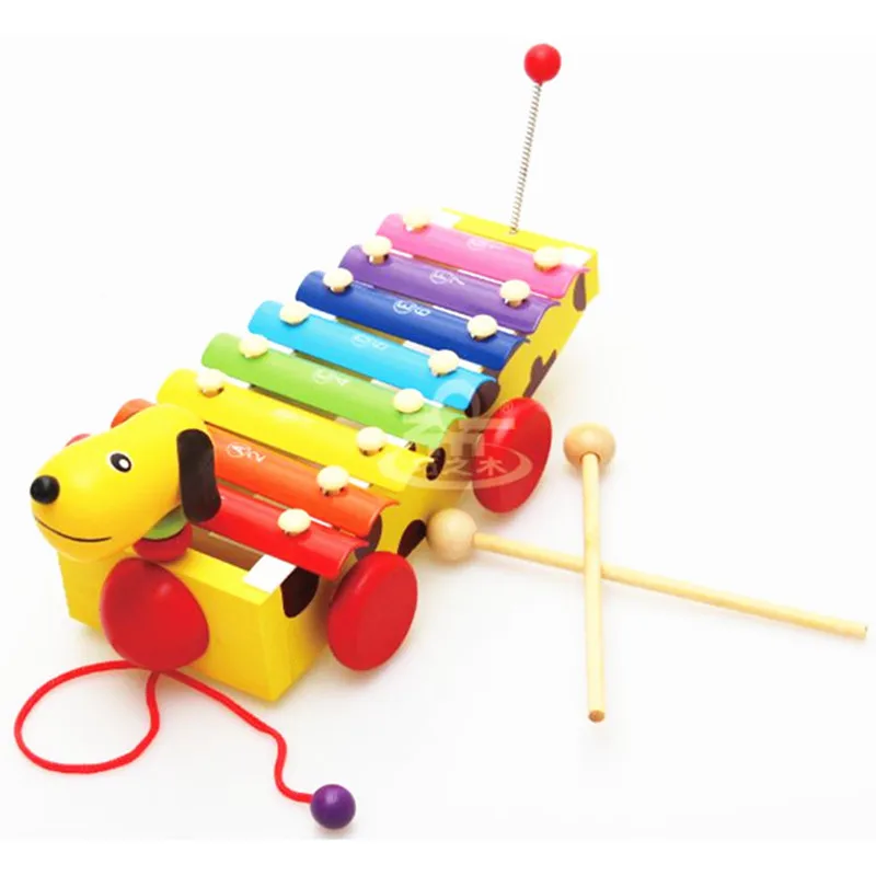 Kids Toys Wooden Child Musical Instrument For Children Animal 8note
