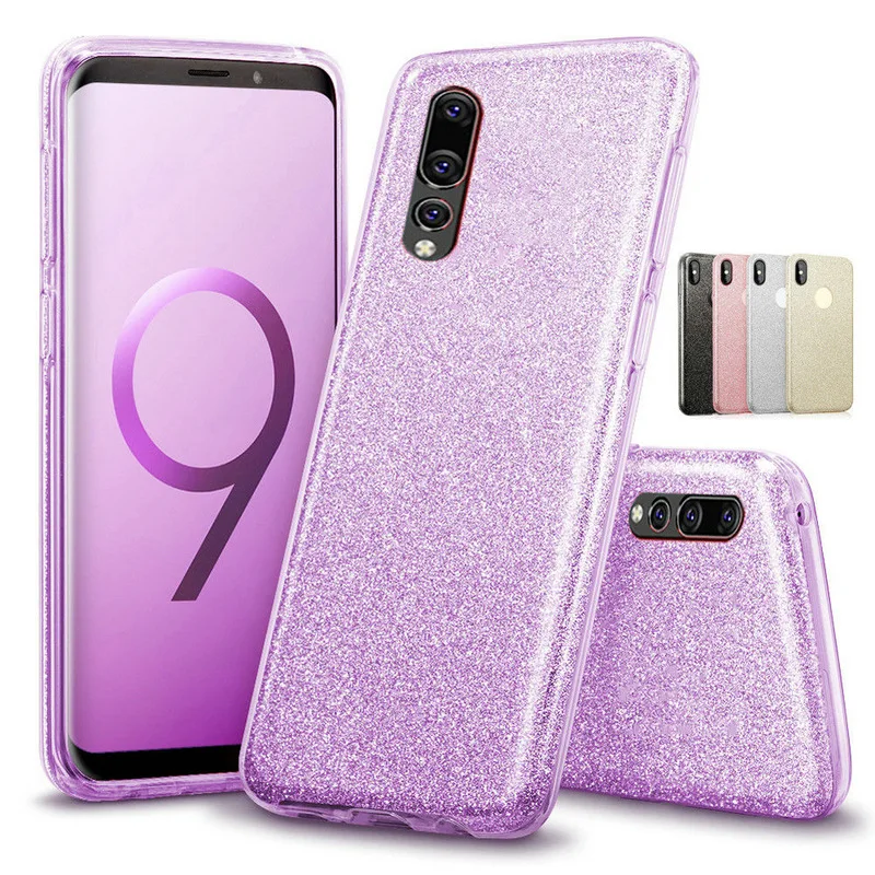 Для Samsung A10 20 30 40 50 70 Чехол для мобильного телефона с блестками M10 Модные