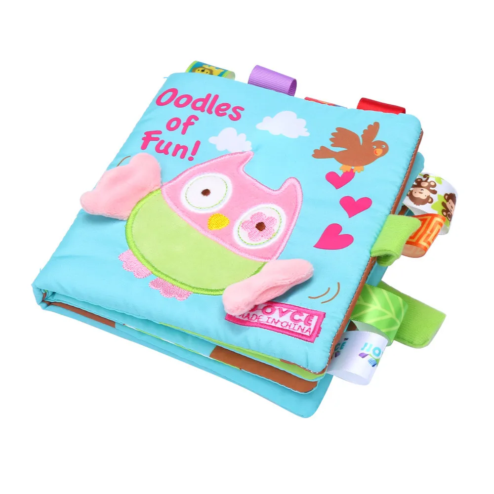Baby Cloth book Animal Monkey Puzzle Baby Toy Cloth Development Books