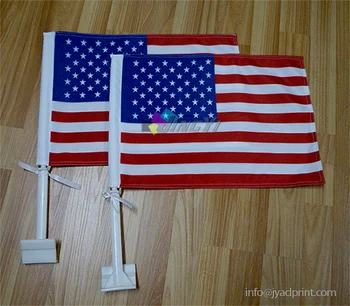 

Top Quality Dye Sublimation Car Window Flags (both sided printed)