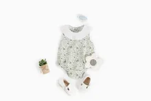 קיץ תינוק בגדי תינוקת חדש תינוק bodysuits הלבשת 100% כותנה הדפסה