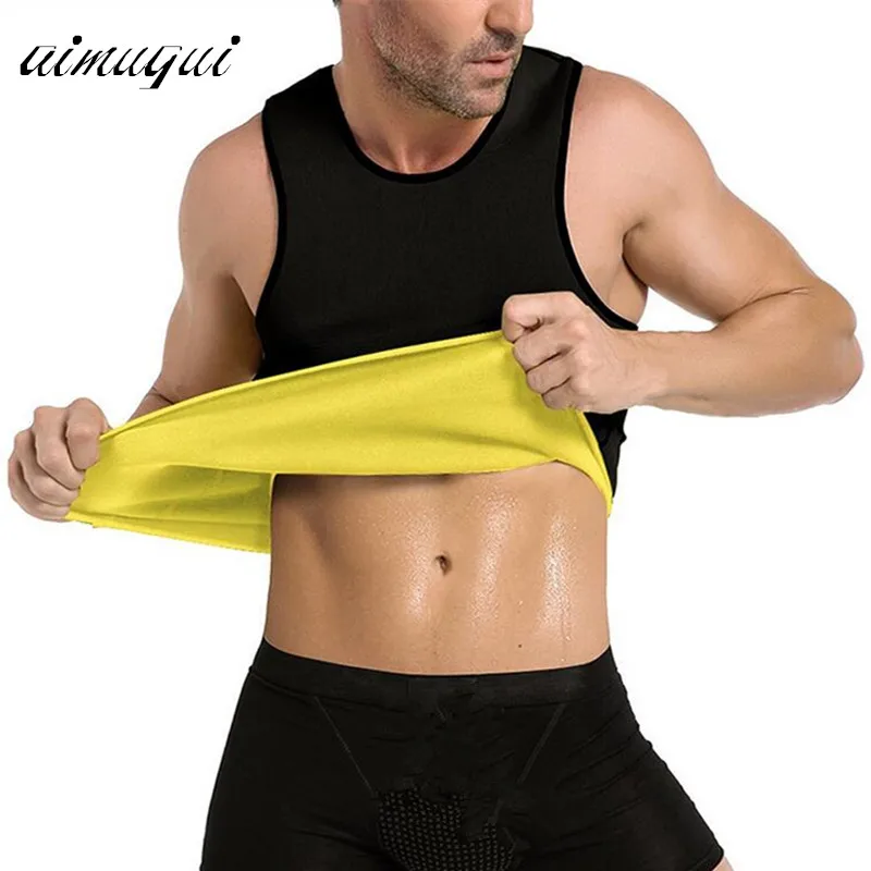 S 5XL Body Shaper Slimming Belt Belly Men Slimming Vest Waist Sweat Corset Neoprene Abdomen Fat