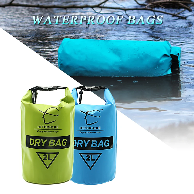 Hitorhike, водонепроницаемая сумка, 2л, для путешествий, легкая, сухая, сумка, для кемпинга, катания на лодках, каяк, рафтинг, каноэ, плавание, сумка, вещи, Воздушная сумка