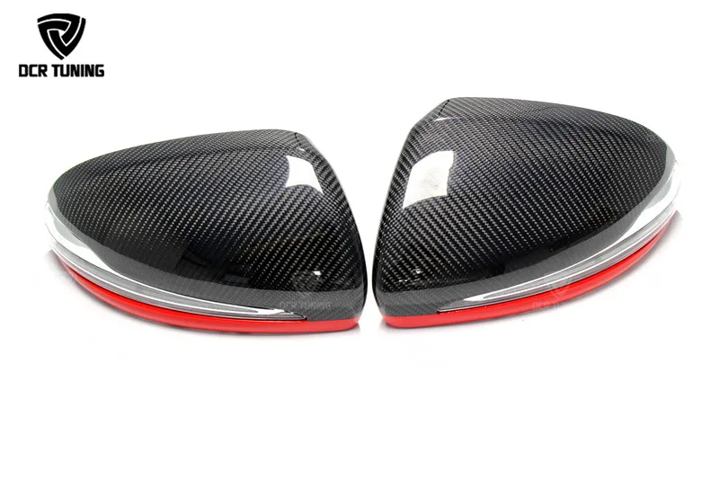 Mercedes W205 W222 W213 X205 Benz C S GLC E Class Carbon Fiber Mirror LHD Only 11 Replacement Style AMG (3)