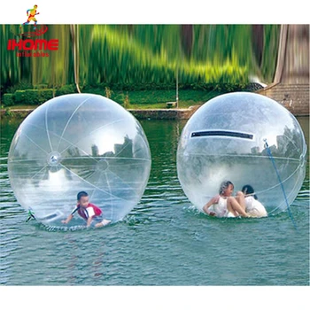 1.3-3m PVC Inflatable Water Walking Ball Water Dance Ball with Import/Normal Zipper for Swimming Pool Water Entertainment Toys wb002 benao 3m inflatable zorb wall colourful inflatable water roller glow lights in dark water rolling ball for water games