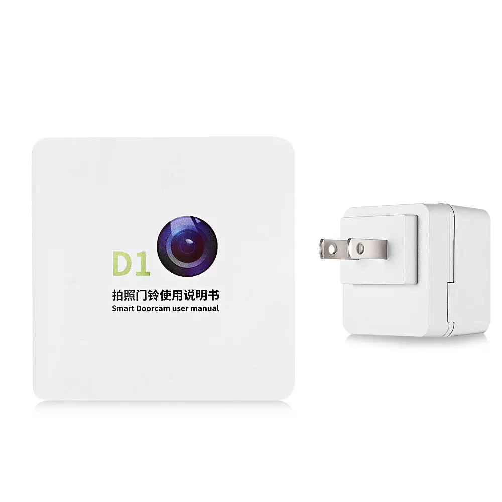 FIMEI D1 WiFi Smart Камера дверной звонок Ночное видение Широкий формат Запись видео фото