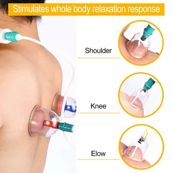 

32 Cans Cups Chinese Vacuum Cupping Kit Pull Out Vacuum Apparatus Therapy Relax Massagers Curve Suction Pumps