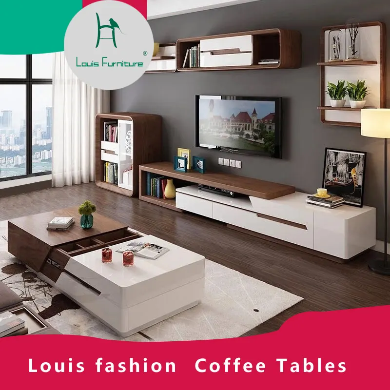 Луи Мода журнальные столы скандинавский чай современный простой гостиной Многофункциональный гибкий и шкаф набор