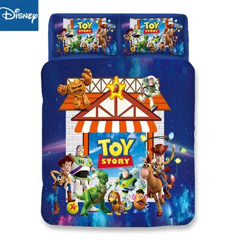 

Woody Buzz Lightyear king size comforter bedding set for kids twin size duvet cover 3/4pc homd decor pillow sham 3d printed gift