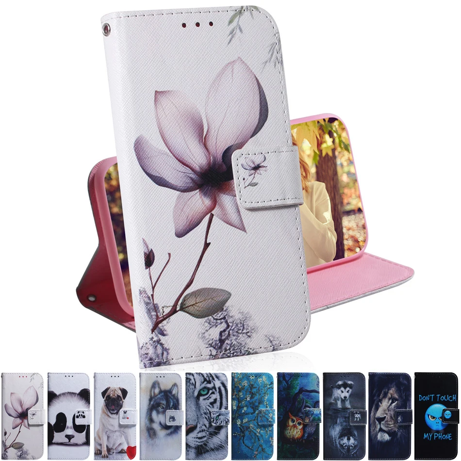 

Magnolia Flip PU Leather + Wallet Cover Case For Coque Asus Zenfone Max M1 ZB555KL Case For Zenfone 5 ZE620KL 5z ZS620KL Fundas