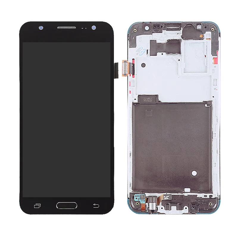 " J500F ЖК-дисплей для Samsung Galaxy J5 ЖК-дисплей J500 J500F J500FN J500H J500M ЖК-дисплей Дисплей планшета Сенсорный экран сборки часть рамки - Цвет: Black With Frame