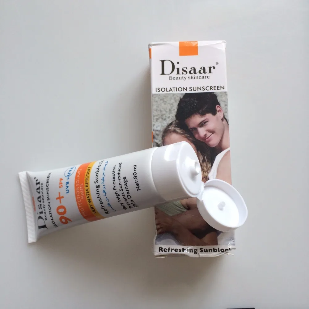 Крем для лица DISAAR солнцезащитный крем CC SPF90 + тональный водостойкий отбеливающий