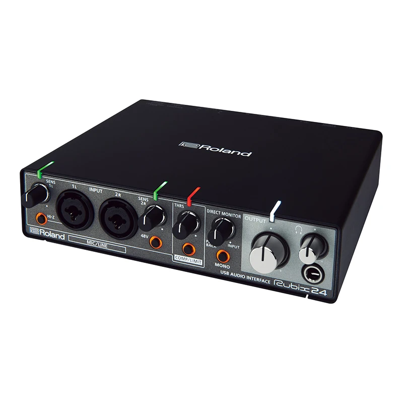 

Roland Rubix24 2 in 4 out USB external sound card professional recording audio interface HIGH-RESOLUTION INTERFACE