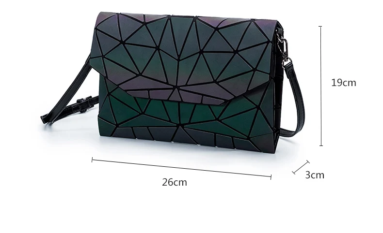 mensageiro luminosa designer noite feminina bolsa ombro sacos meninas aleta bolsa