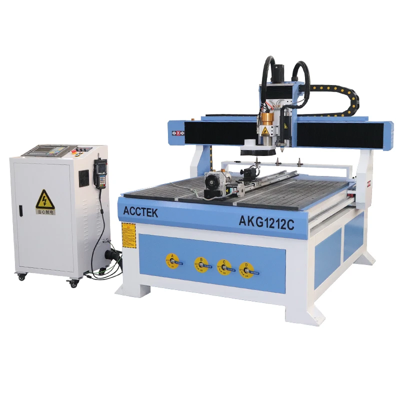 Customized AccTek AKG1212C ATC cnc milling machine double heads Plasma cutting head for metal | Инструменты