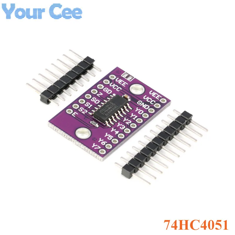 74HC4051 8 канальный аналоговый мультиплексор Селекторный модуль разрешение CJMCU 4051