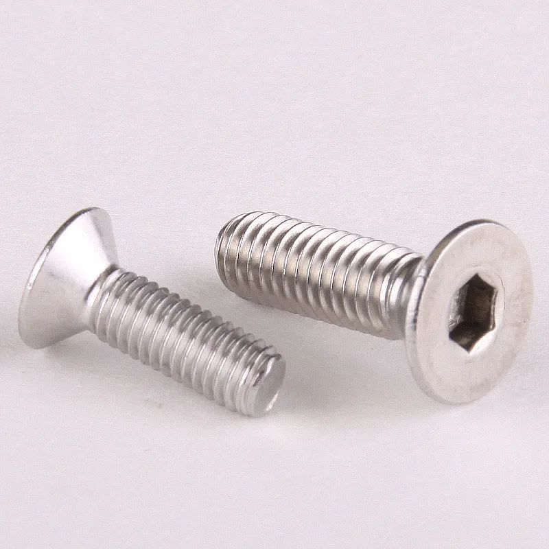 15PCS Cheap Authentic 304 Stainless Steel Countersunk Head Hex / Flat