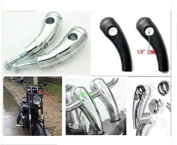 

Free 4.5" Risers 7/8" 22MM Handlebar For Motorcycle Street Bike Dual Sport Bike Chopper Custom Cruisers Motorcycle Bike