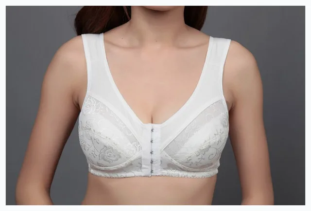 New Posture Corrector Bra Front Closure Bra Plus Size Bras B C D E F G H  Cup Bra Women Wireless Thin Unlined Women Underwear