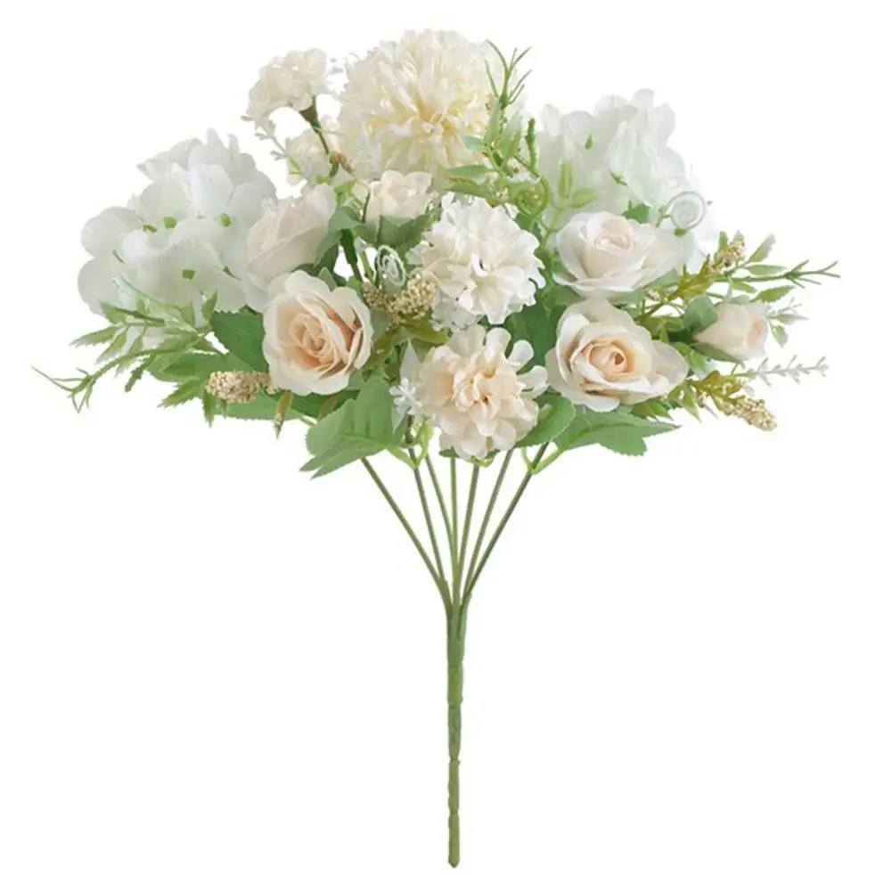 AsyPets Искусственный Роза гортензия букет ромашек домашний декор для свадебной вечеринки