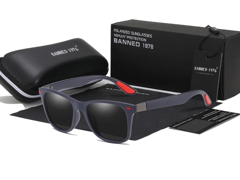 Крутые HD поляризованные мужские солнцезащитные очки с защитой от уф400 лучей, модные брендовые новые женские солнцезащитные очки для вождения с подарочной коробкой