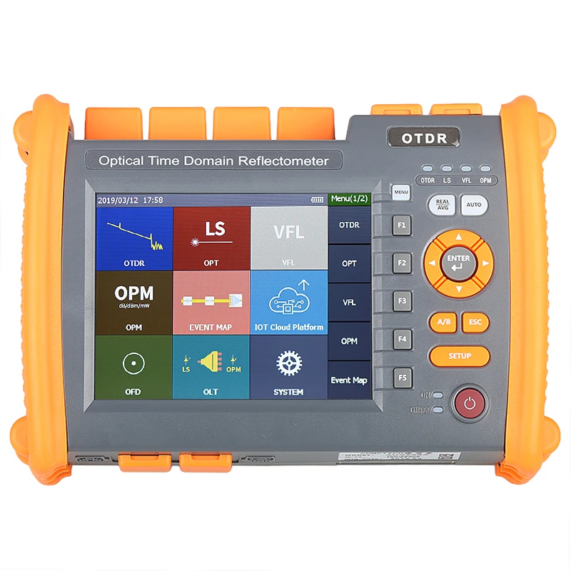 

AUA5280 1310 1550nm 32/30dB SM with VFL OPM Light Source Fibra Optica OTDR Optical Fiber OTDR Optical Time Domain Reflectometer