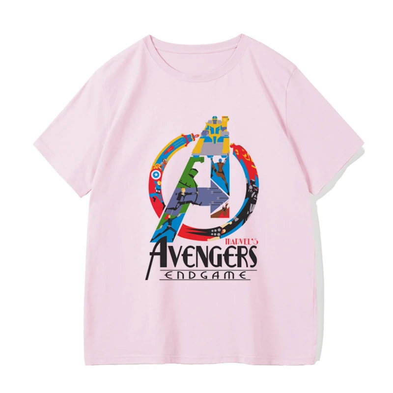 2019 Neweset Avengers Endgame T Shirt Men/women Ironman Captain America End Game T-shirt Superhero Custom TShirt Male Female